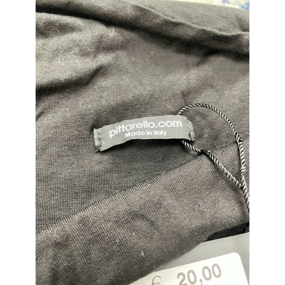 Pittarello Floral Printed Pants Modern Chic Regular Fit Stylish Nero T6 NWT - Picture 7 of 7